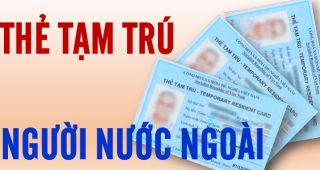 (Tiếng Việt) Thẻ tạm trú cho người nước ngoài mới nhất