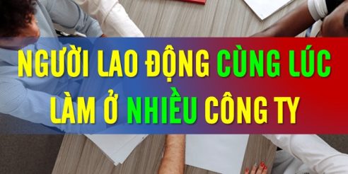 (Tiếng Việt) Người lao động cùng lúc làm việc cho nhiều công ty, công ty cần lưu ý gì?