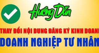 (Tiếng Việt) Thủ tục thay đổi nội dung đăng ký kinh doanh của doanh nghiệp tư nhân năm 2024