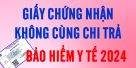 Thủ tục xin giấy chứng nhận hưởng 100% bảo hiểm y tế năm 2024